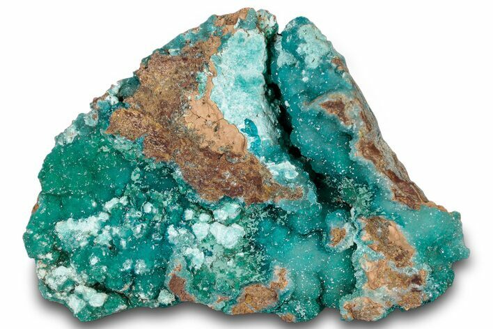 Sparkling Vibrant Blue-Green Hemimorphite - Congo #304294